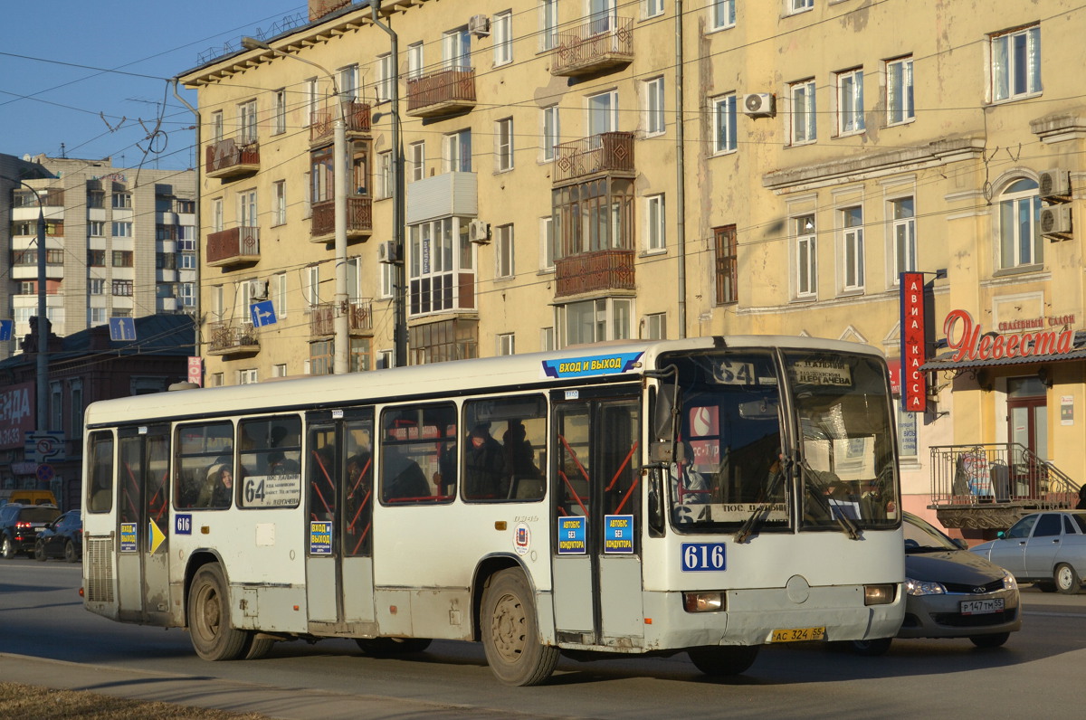 Омская область, Mercedes-Benz O345 № 616