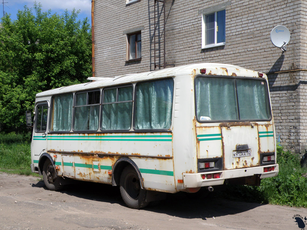 Нижегородская область, ПАЗ-32053 № К 913 КА 152