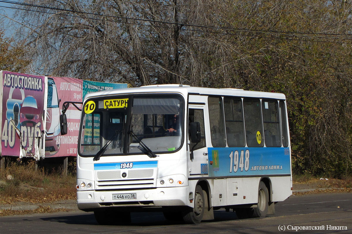 Иркутская область, ПАЗ-320302-08 № 006