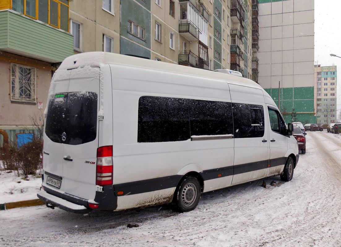 Tver region, Mercedes-Benz Sprinter 319CDI # Н 916 РВ 69 — Φωτογραφία —  Μεταφορά με λεωφορείο