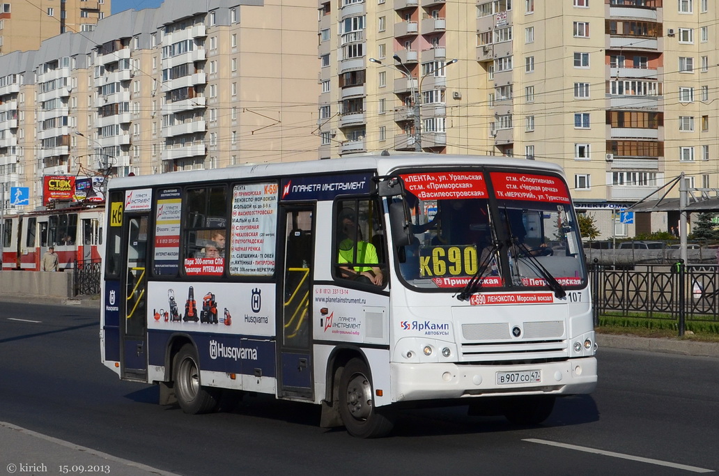 Санкт-Петербург, ПАЗ-320402-05 № 107