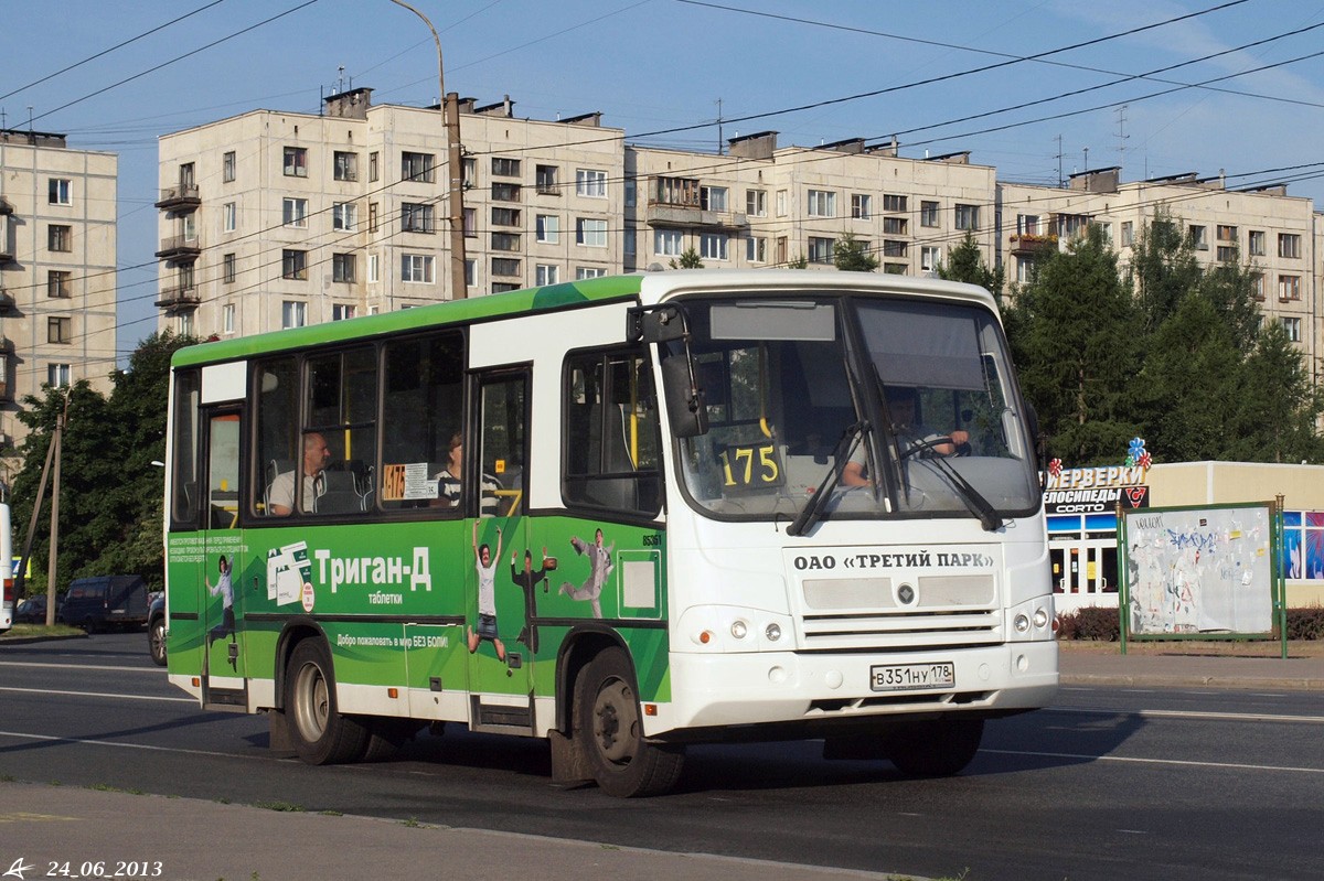 Санкт-Петербург, ПАЗ-320402-05 № В 351 НУ 178