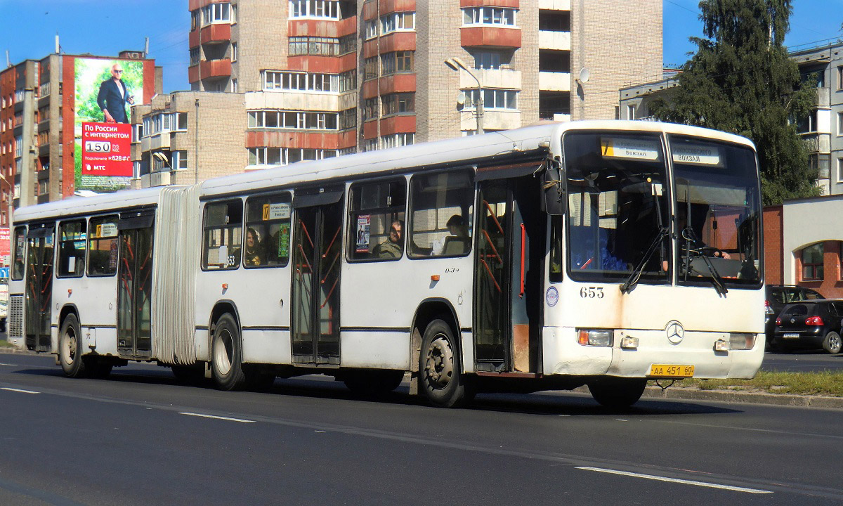 Псковская область, Mercedes-Benz O345G № 653