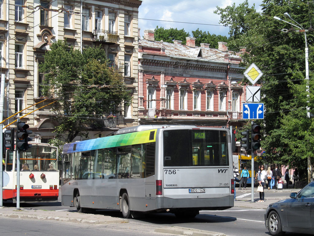 Литва, Volvo 7700 № 756