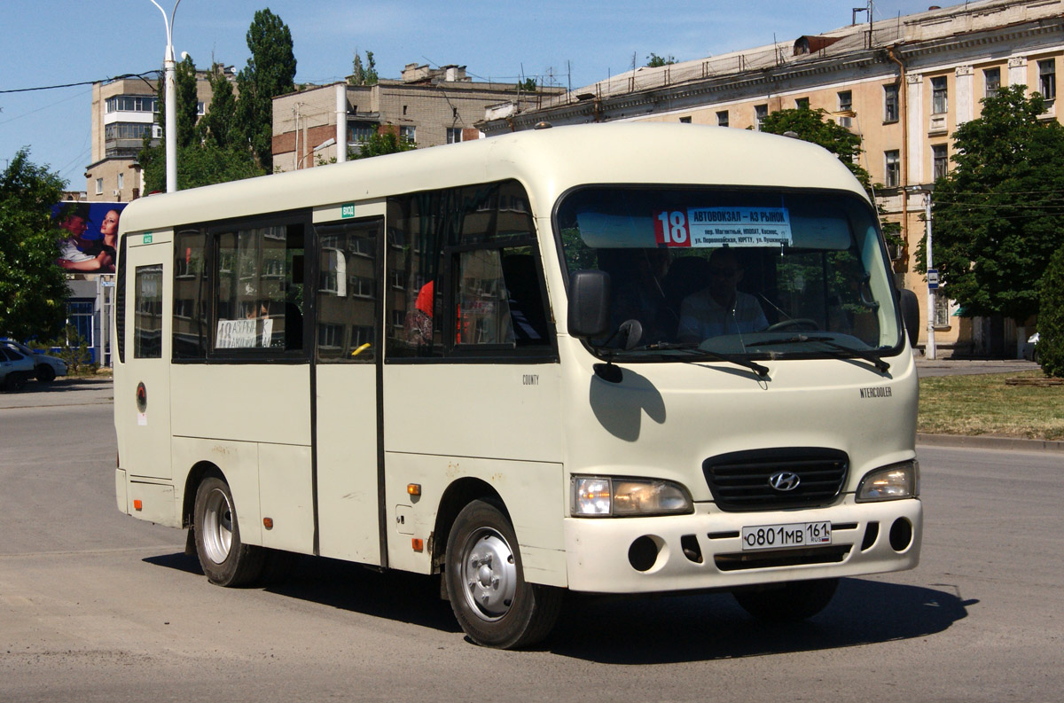 Ростовская область, Hyundai County SWB C08 (РЗГА) № О 801 МВ 161