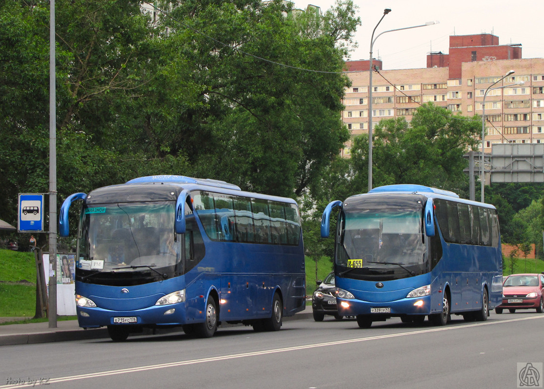 Санкт-Петербург, Yutong ZK6129H № Е 715 УС 178; Ленинградская область, Yutong ZK6129H № У 339 ТР 47