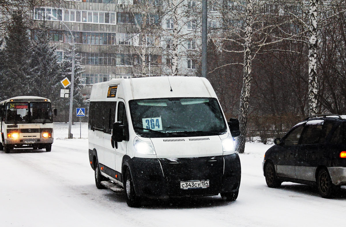 Новосибирская область, Промтех-22437* (Peugeot Boxer) № С 343 СУ 154