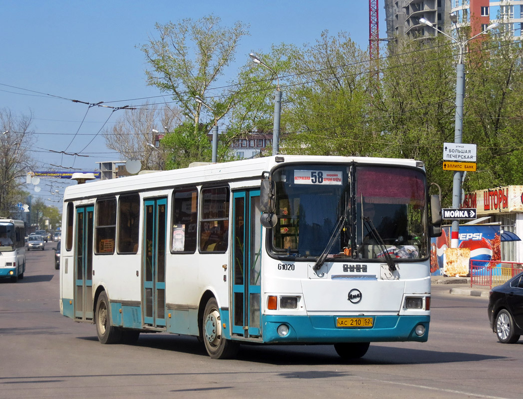 Нижегородская область, ЛиАЗ-5256.26 № 61020