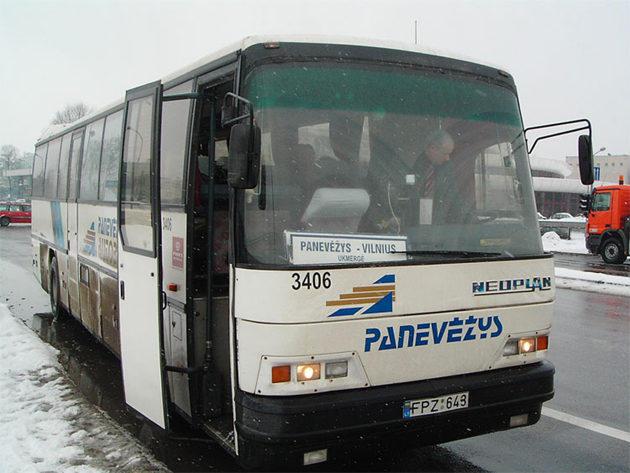 Литва, Neoplan N316K Transliner № 3406