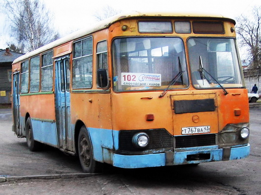 Kirov region, LiAZ-677M č. Т 767 ВА 43