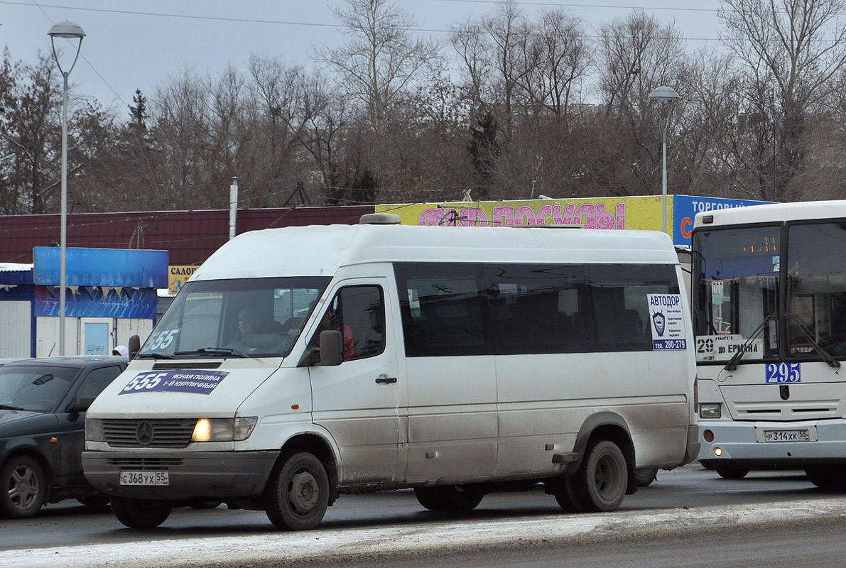 Омская область, Mercedes-Benz Sprinter W904 408D № С 368 УХ 55