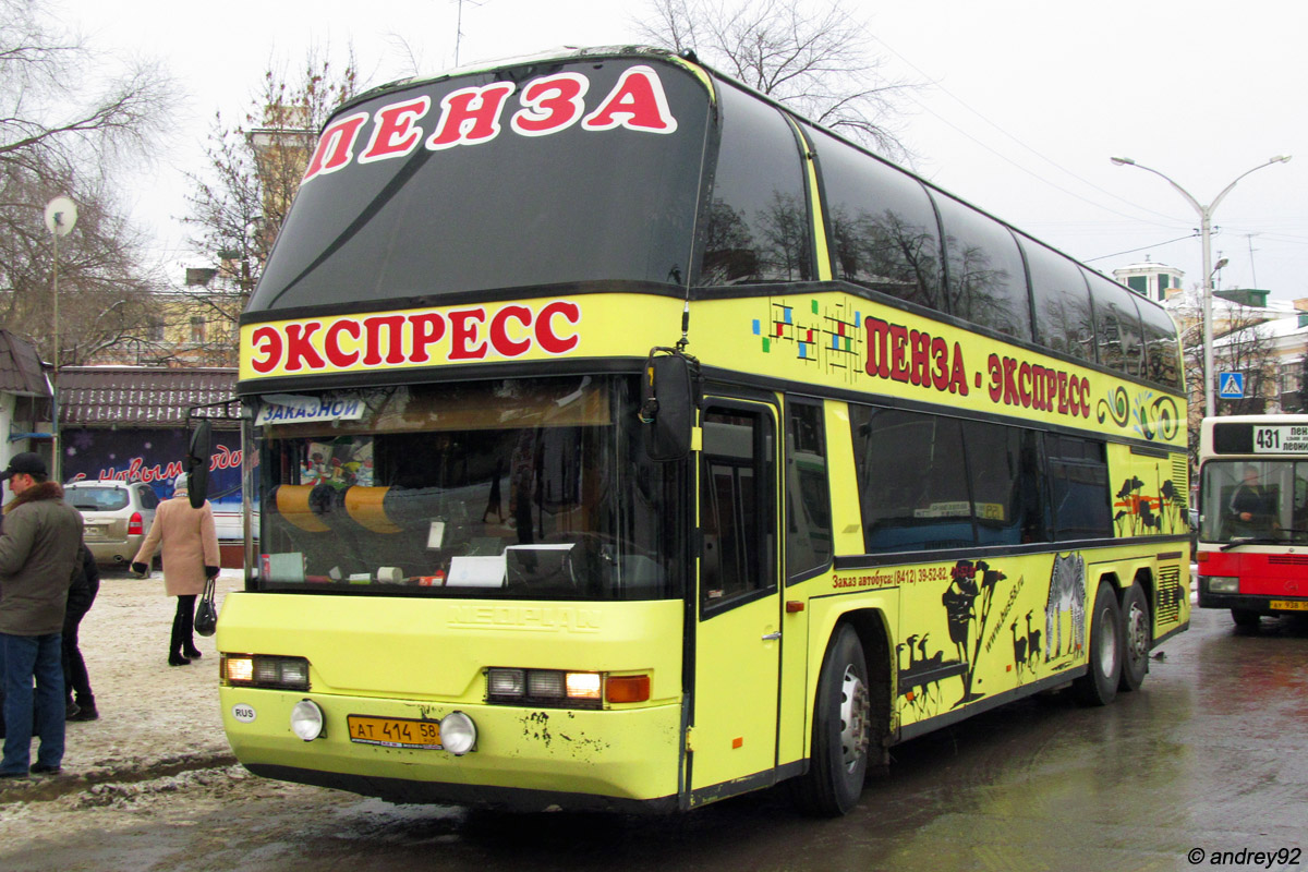 Пензенская область, Neoplan N122/3 Skyliner № АТ 414 58