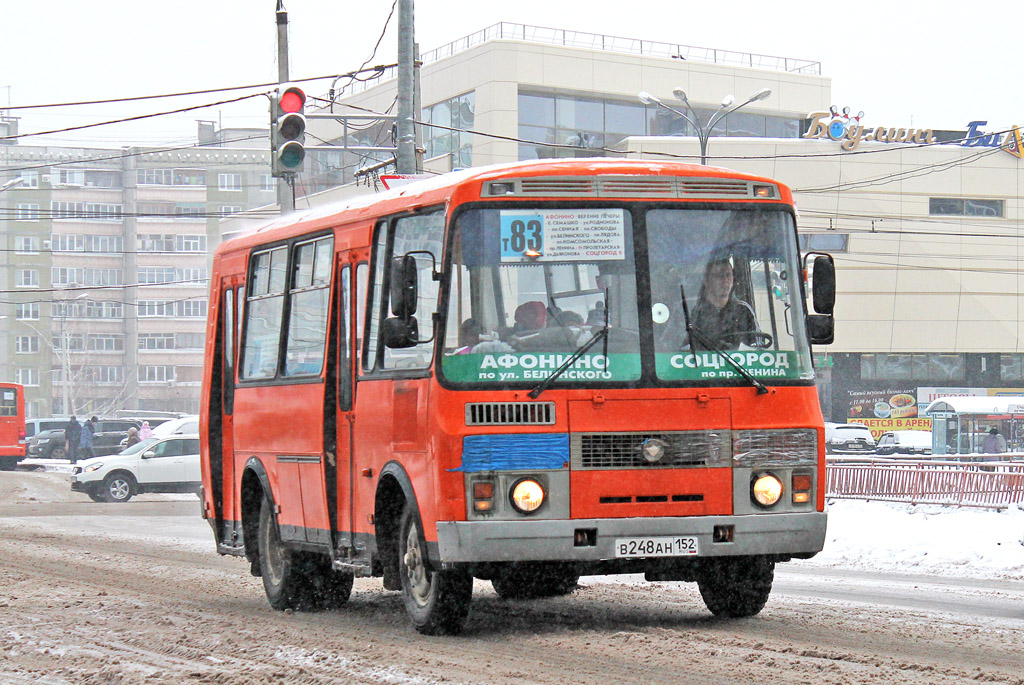 Нижегородская область, ПАЗ-32054 № В 248 АН 152