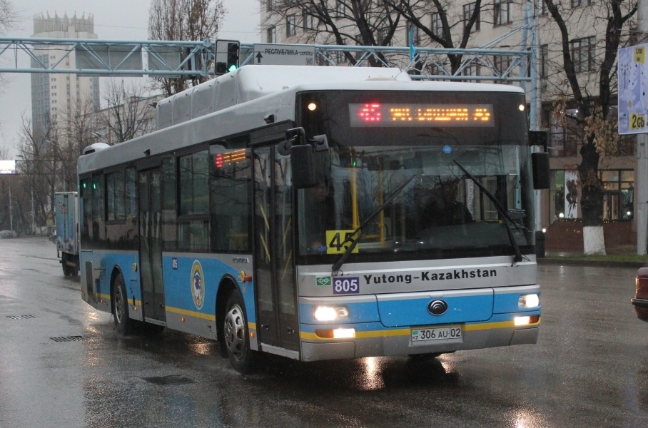 Алматы, Yutong ZK6118HGA № 805