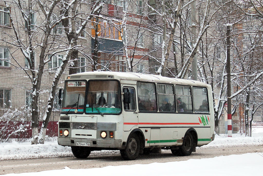 Нижегородская область, ПАЗ-32054 № В 754 АР 152