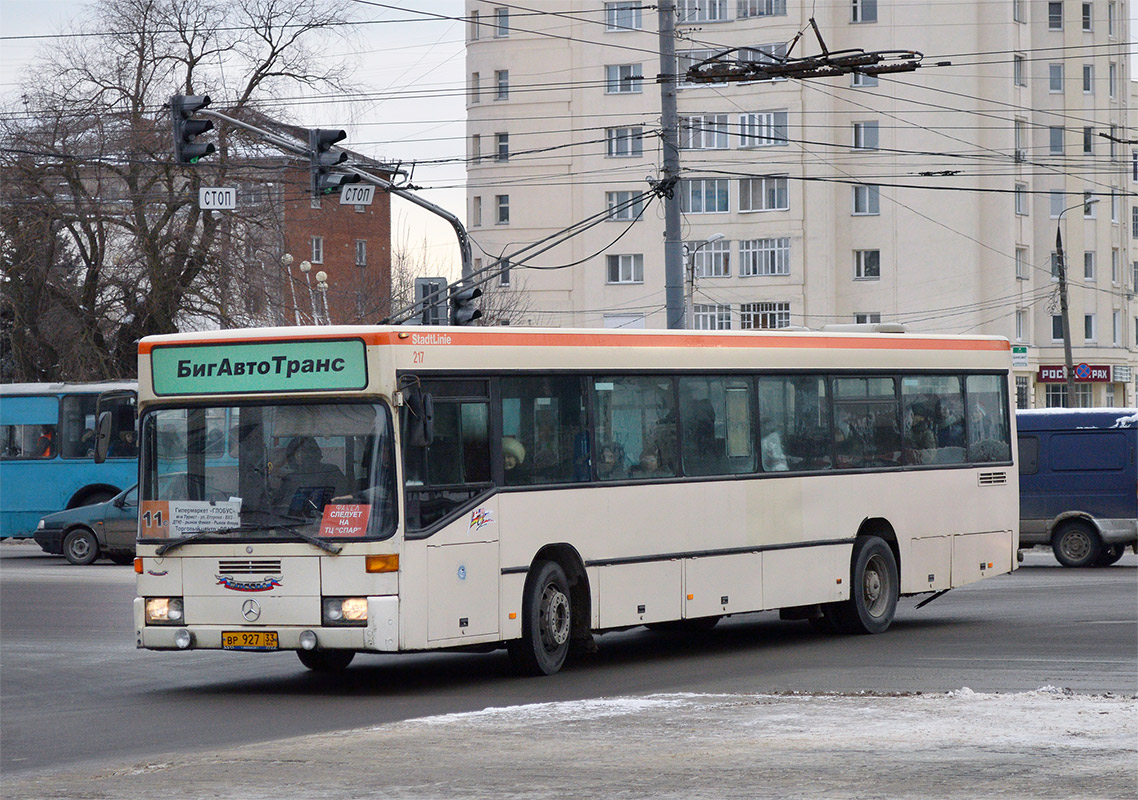 Владимирская область, Mercedes-Benz O405N № ВР 927 33