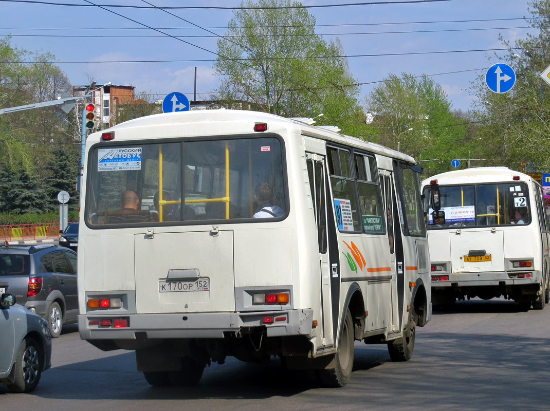 Нижегородская область, ПАЗ-32054 № К 170 ОР 152