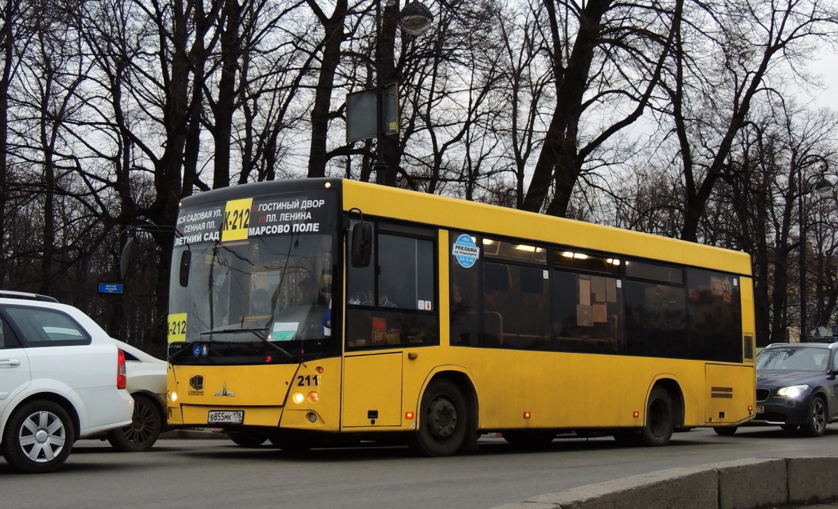 Санкт-Петербург, МАЗ-206.068 № 211