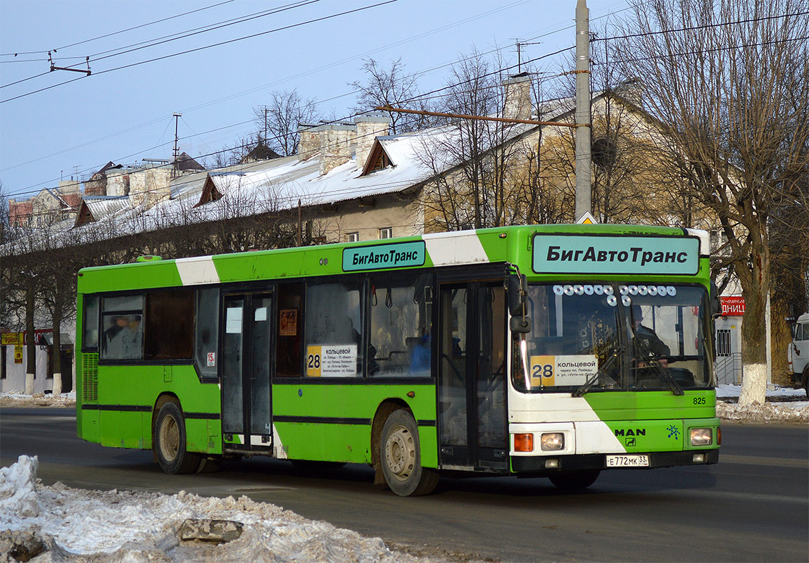 Владимирская область, MAN A10 NL202 № Е 772 МК 33