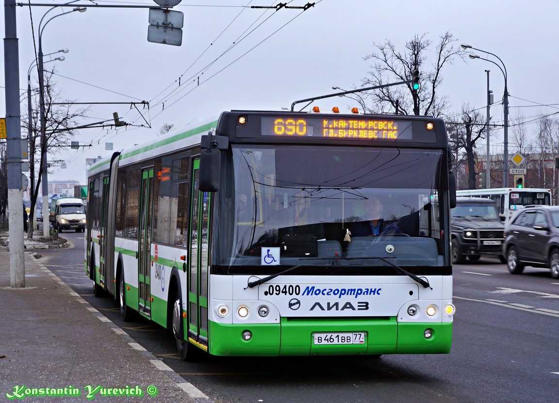 Москва, ЛиАЗ-6213.22 № 09400