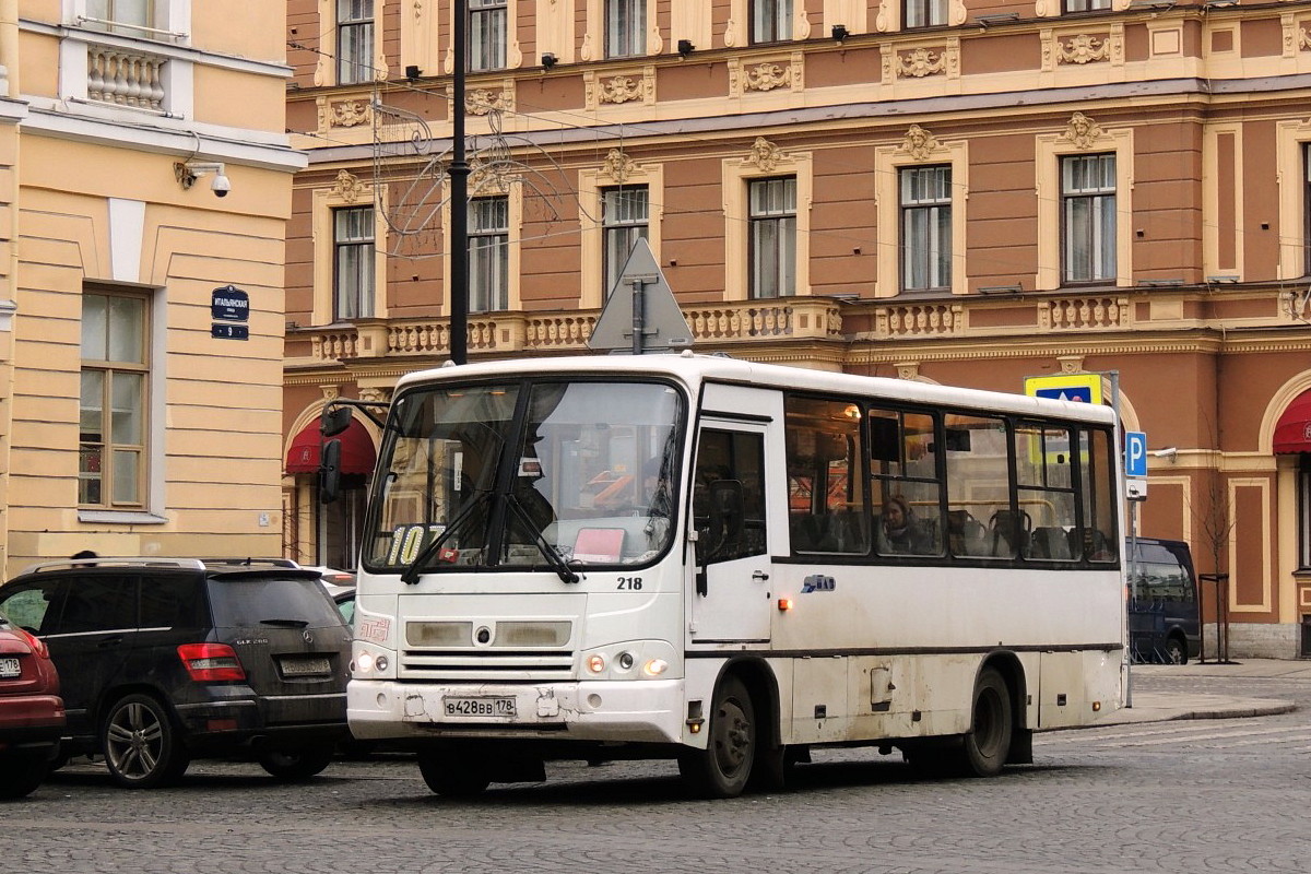 Санкт-Петербург, ПАЗ-320402-05 № 218