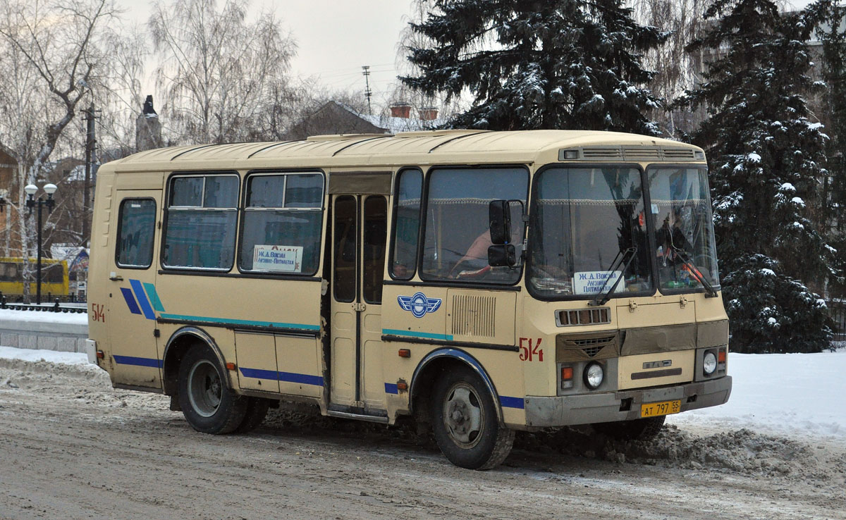 Омская область, ПАЗ-32053 № 514