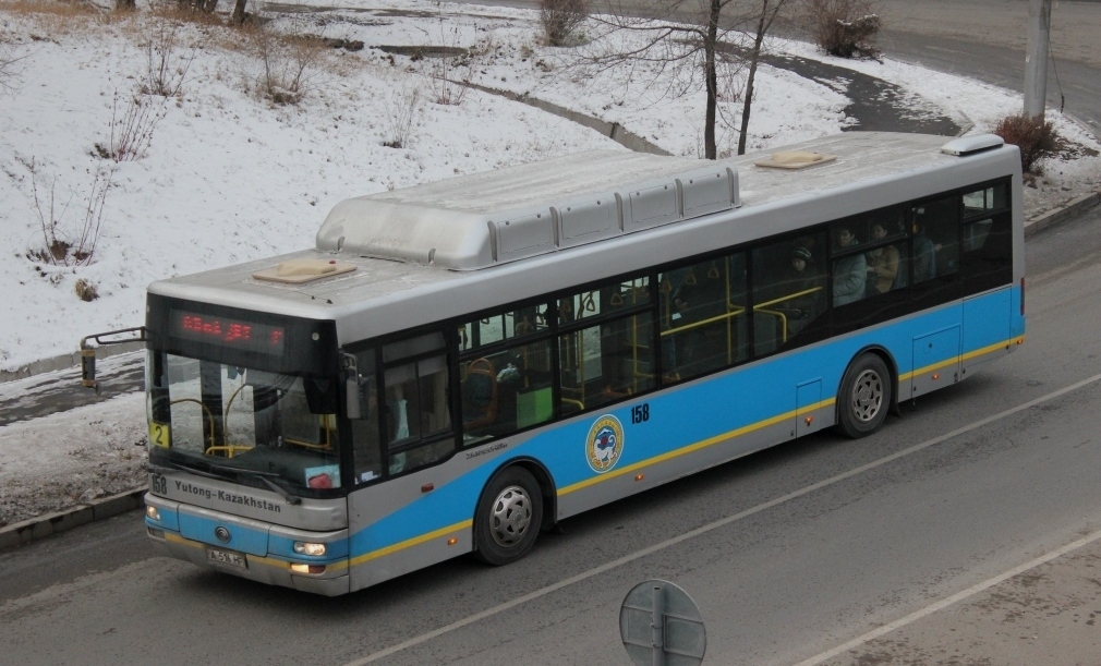 Алматы, Yutong ZK6120HGM № 158