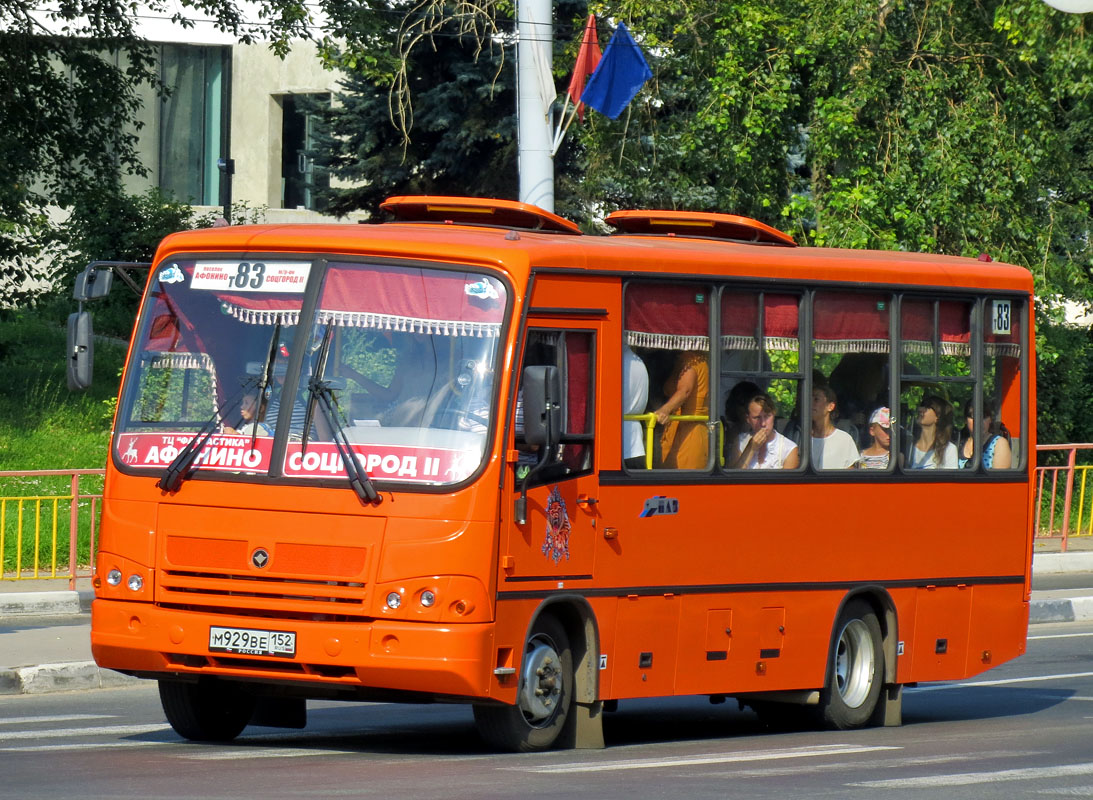 Нижегородская область, ПАЗ-320402-05 № М 929 ВЕ 152