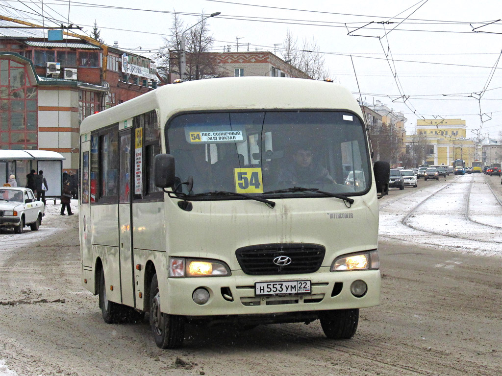 Алтайский край, Hyundai County SWB C08 (РЗГА) № Н 553 УМ 22