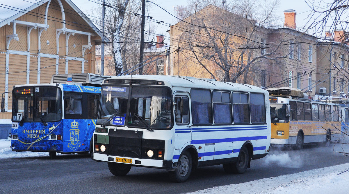 Омская область, ПАЗ-32053 № 1