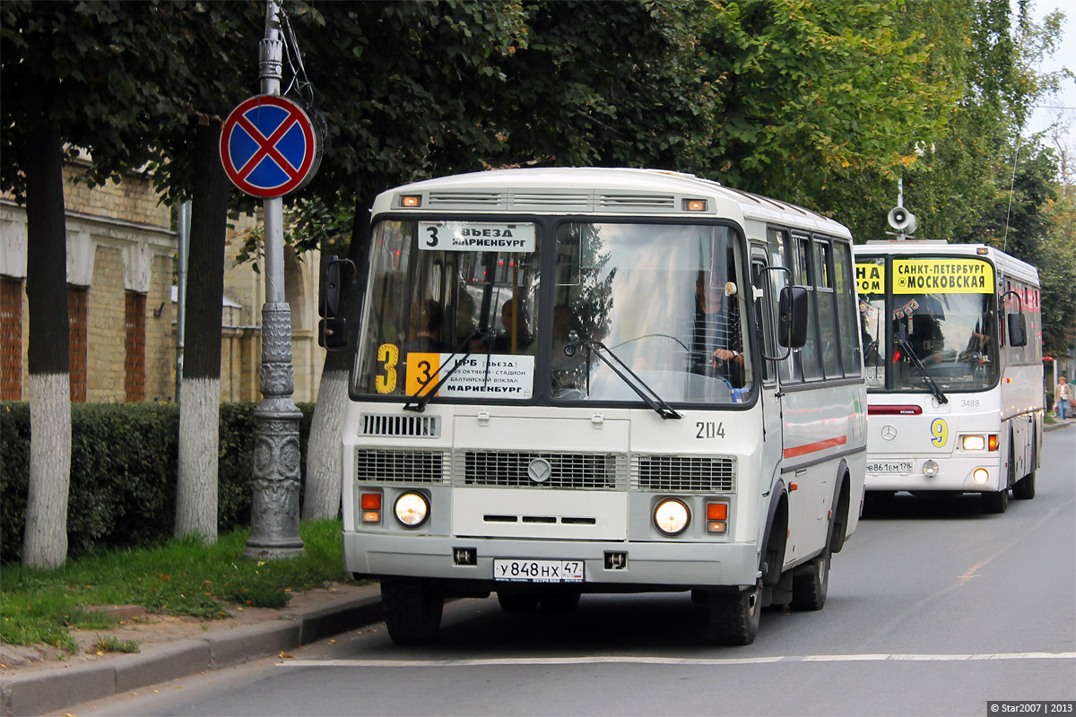 Ленинградская область, ПАЗ-32054 № 204