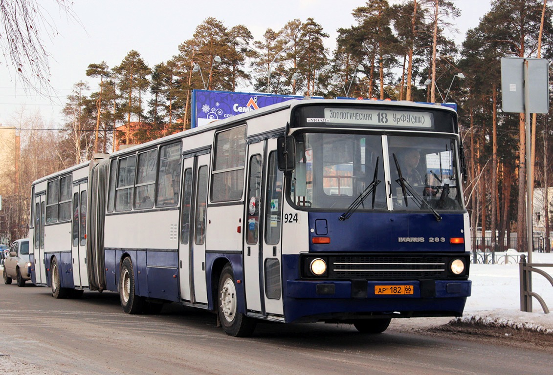 Свердловская область, Ikarus 283.10 № 924