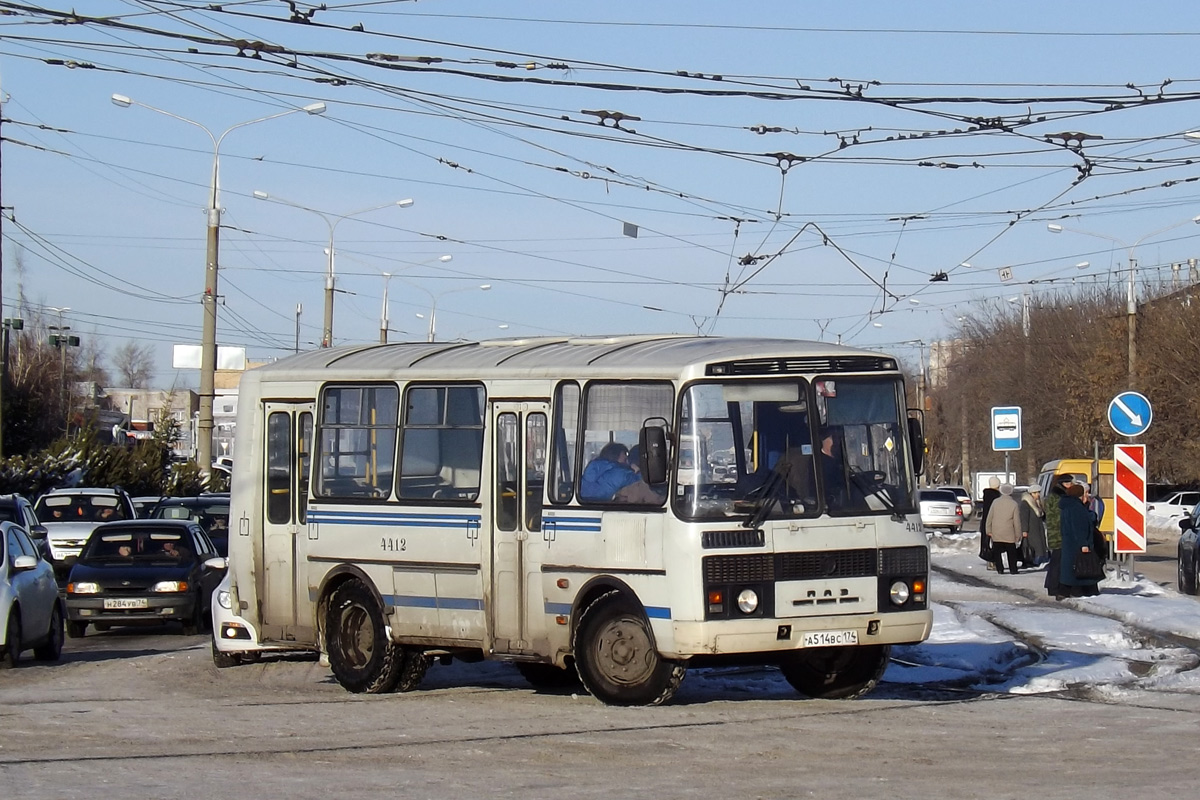 Челябинская область, ПАЗ-32054-07 № 4412