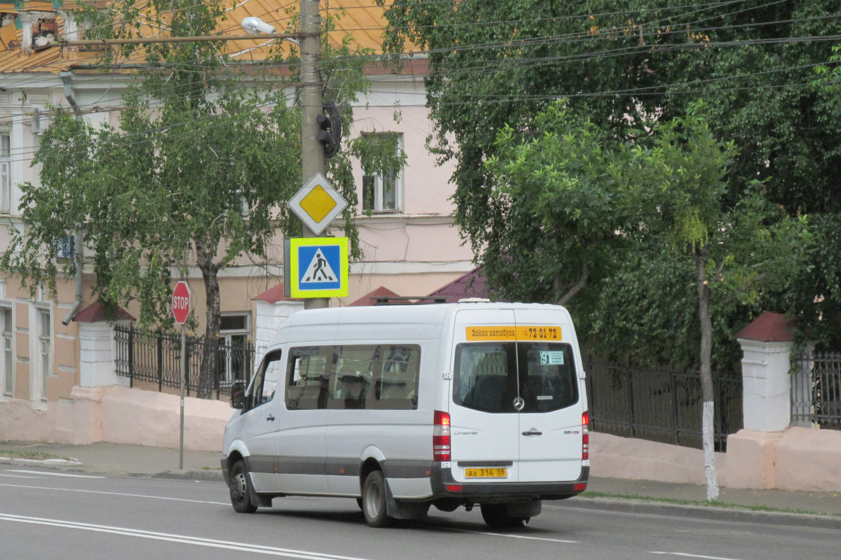 Пензенская область, Луидор-22360C (MB Sprinter) № АХ 314 58