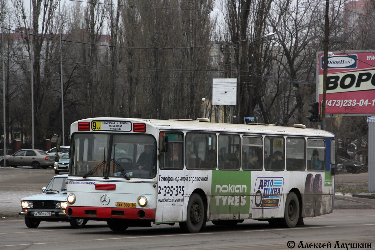 Воронежская область, Mercedes-Benz O307 № АА 888 36 — Фото — Автобусный  транспорт