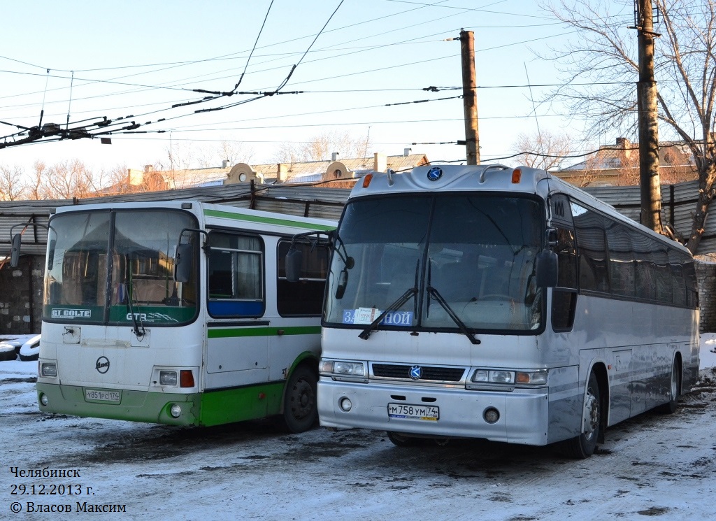 Chelyabinsk region, Kia KM948 Granbird Greenfield č. М 758 УМ 74