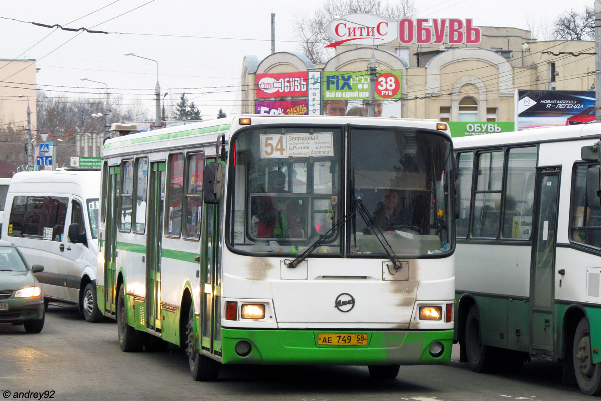 Пензенская область, ЛиАЗ-5256.45 № АЕ 749 58