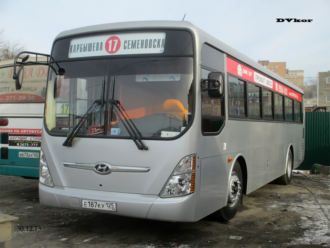 Приморский край, Hyundai New Super AeroCity 1F/L № Е 187 КУ 125