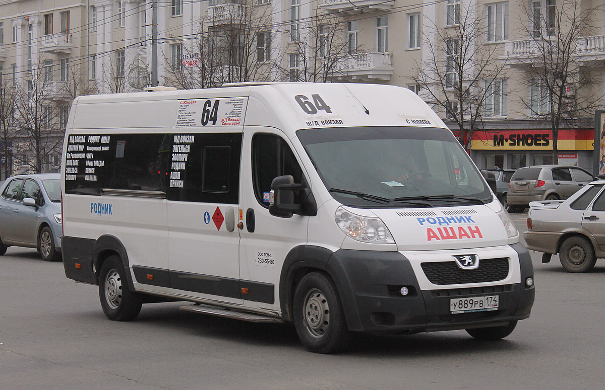 Челябинская область, Нижегородец-2227SK (Peugeot Boxer) № У 889 РВ 174