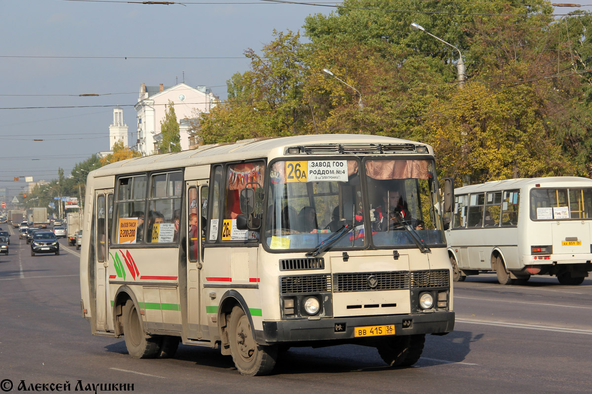 Воронежская область, ПАЗ-32054 № ВВ 415 36