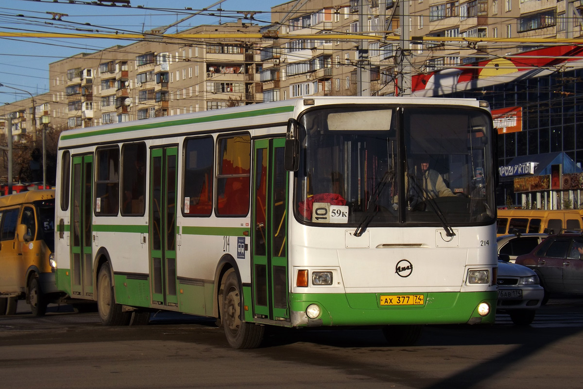 Челябинская область, ЛиАЗ-5256.35 № 214