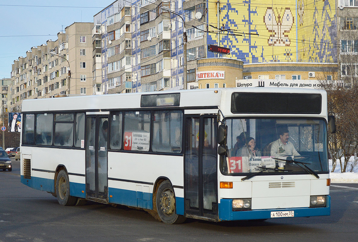 Владимирская область, Mercedes-Benz O405N № А 100 НМ 33