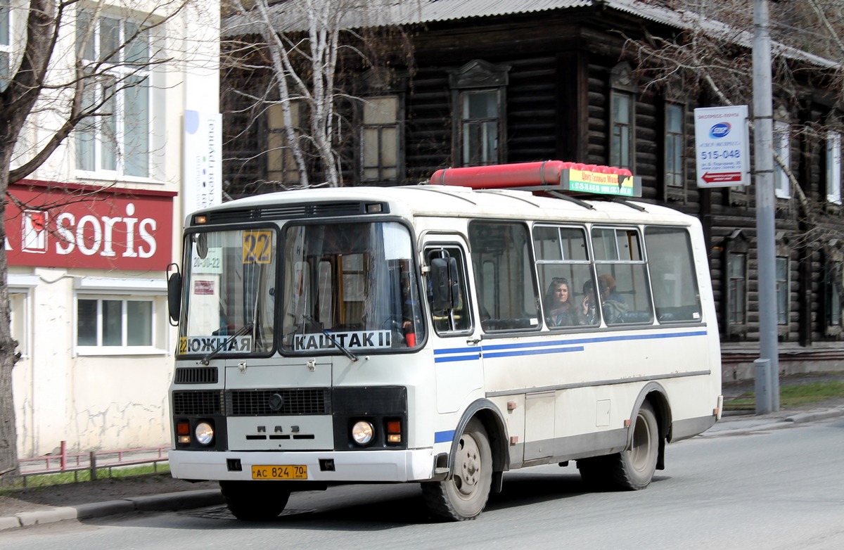 Томская область, ПАЗ-32054 № АС 824 70