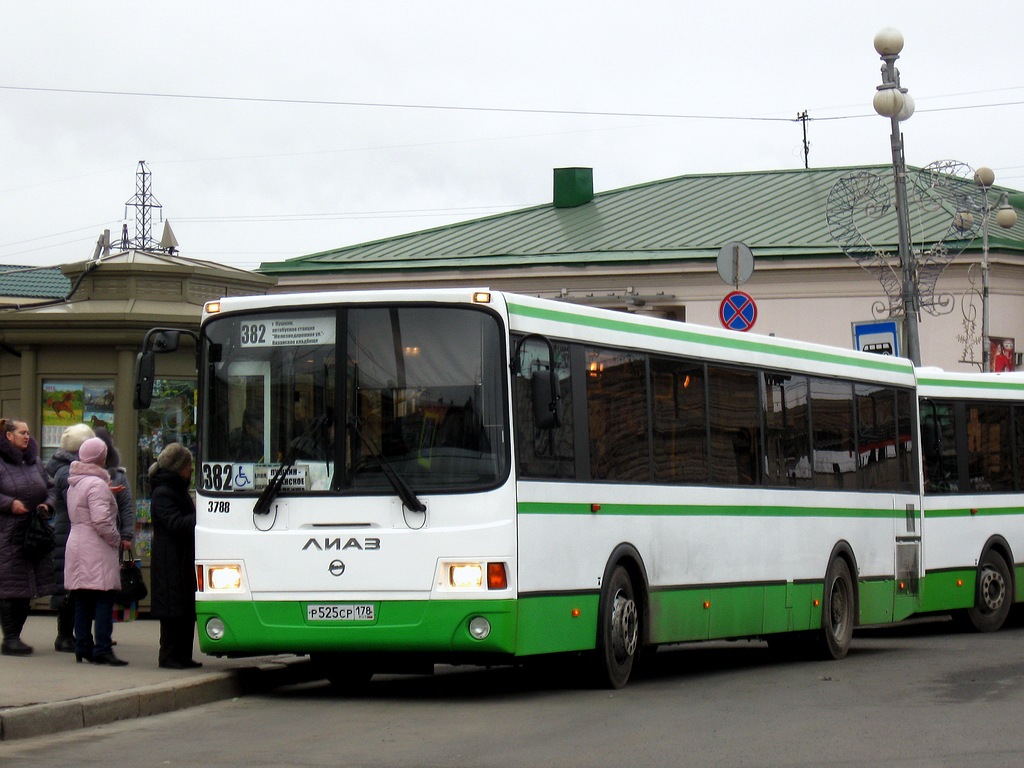 Санкт-Петербург, ЛиАЗ-5293.60 № 3788