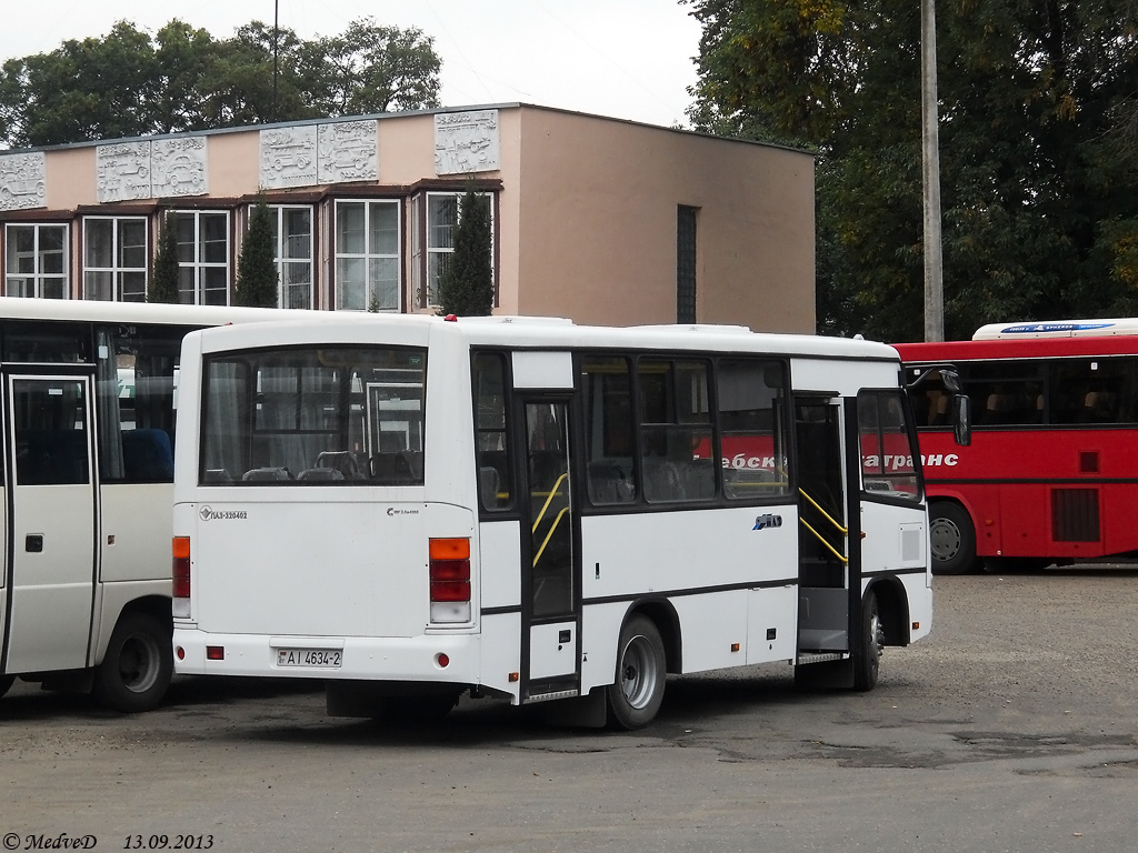 Віцебская вобласць, ПАЗ-320402-05 № АІ 4634-2