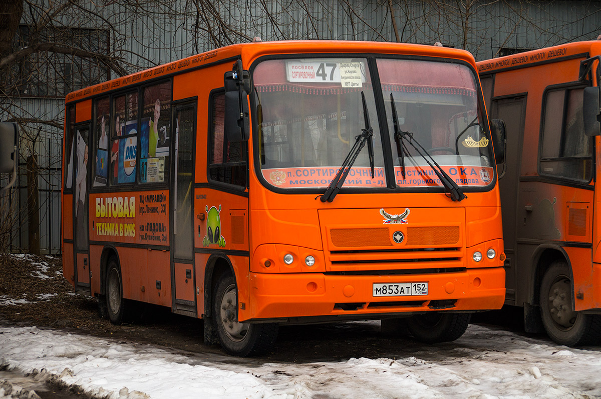 Нижегородская область, ПАЗ-320402-05 № М 853 АТ 152