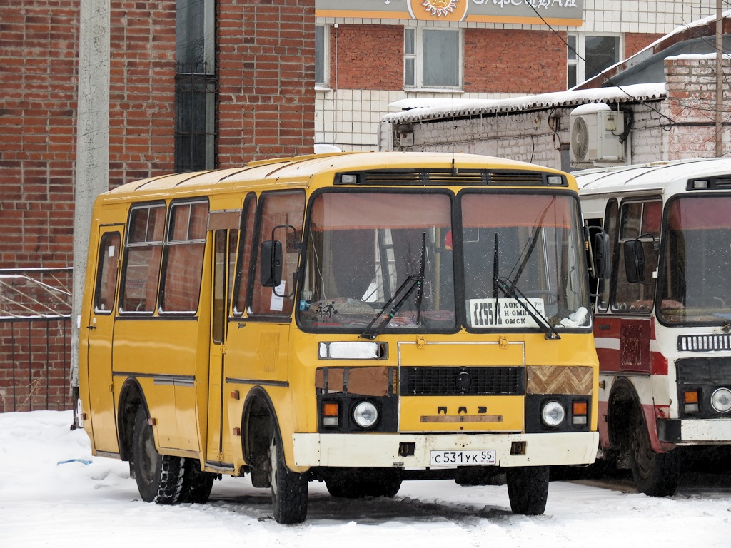 Омская область, ПАЗ-32053 № С 531 УК 55