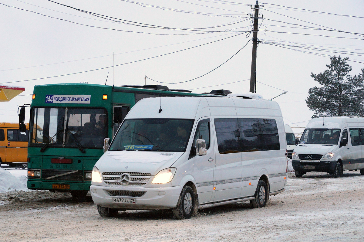 Архангельская область, Актрия 3515N (MB Sprinter) № М 672 АК 29