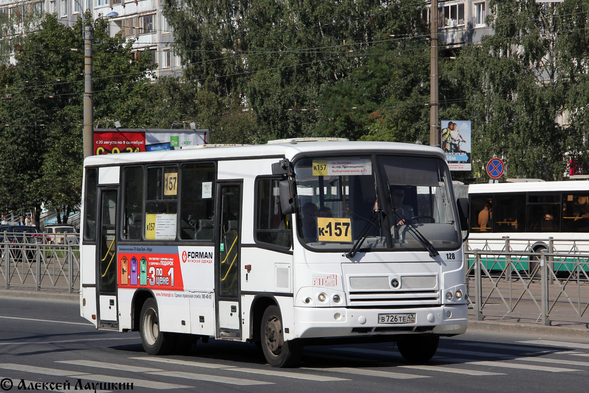 Санкт-Пецярбург, ПАЗ-320402-03 № 128