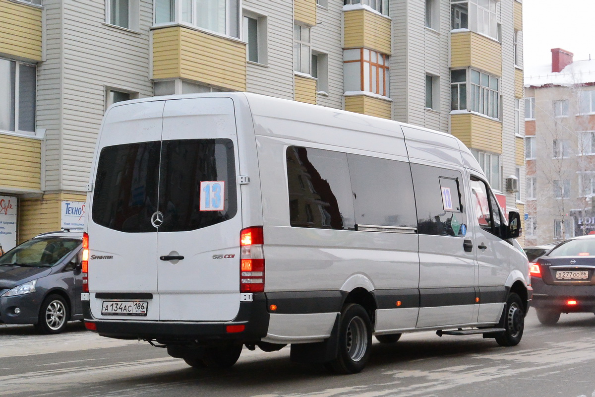 Ханты-Мансийский АО, Луидор-22360C (MB Sprinter) № А 134 АС 186